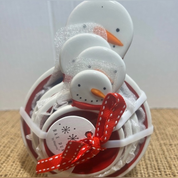 SNOWMEN Rae Dunn Christmas Measuring Cups - Picture 1 of 5